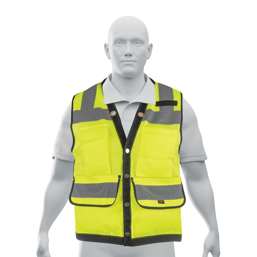 CHALECO SEGURIDAD, REFORZADO, VERDE, M 13482 TRUPER