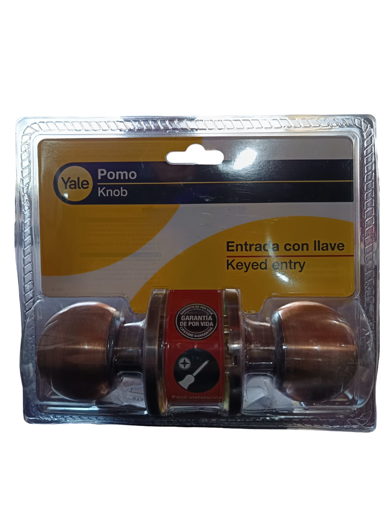 CHAPA BOLA ENTRADA BOLTON US11 VIS BO1507-11V YALE