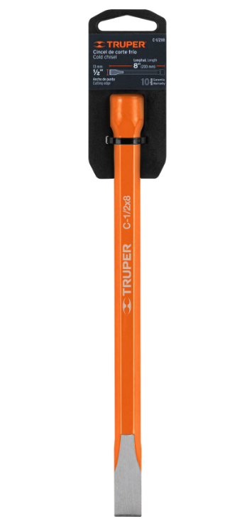 CINCEL CORTE FRIO CABEZA GRANDE 1/2X8 12118 TRUPER
