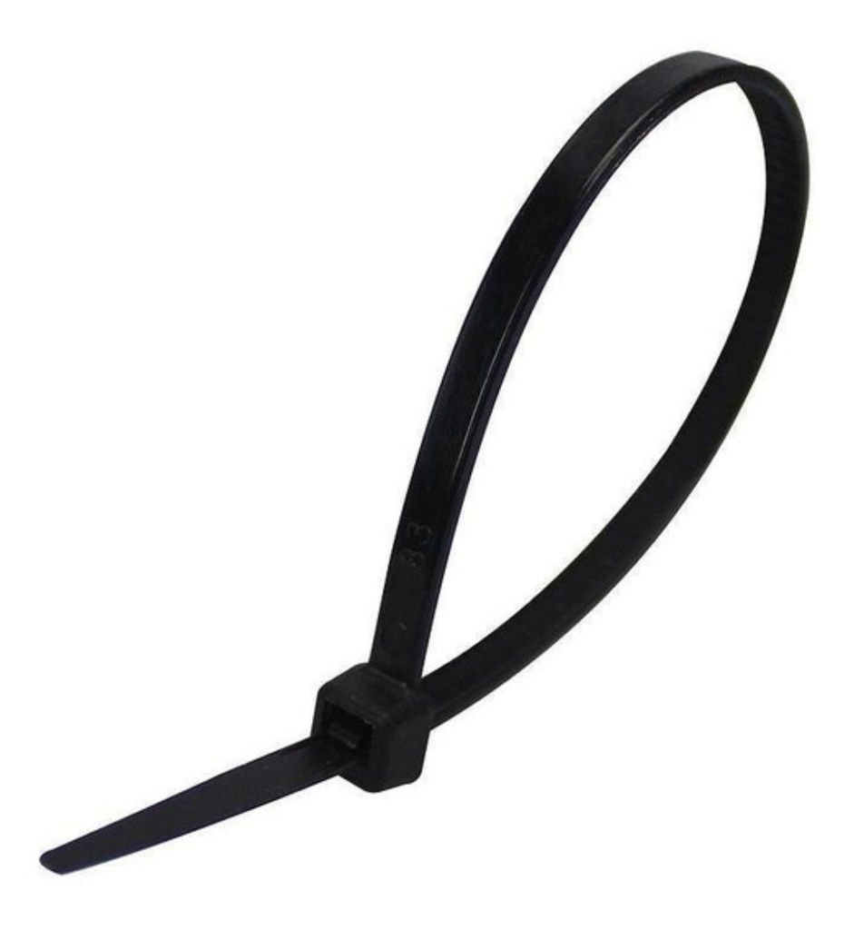 CINCHO PLASTICO PROFESIONAL NEGRO 500X4.8MM 20"