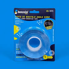 CINTA DOBLE CONTACTO 2.5M TRANSPARENTE BS-1573 BENSSINI