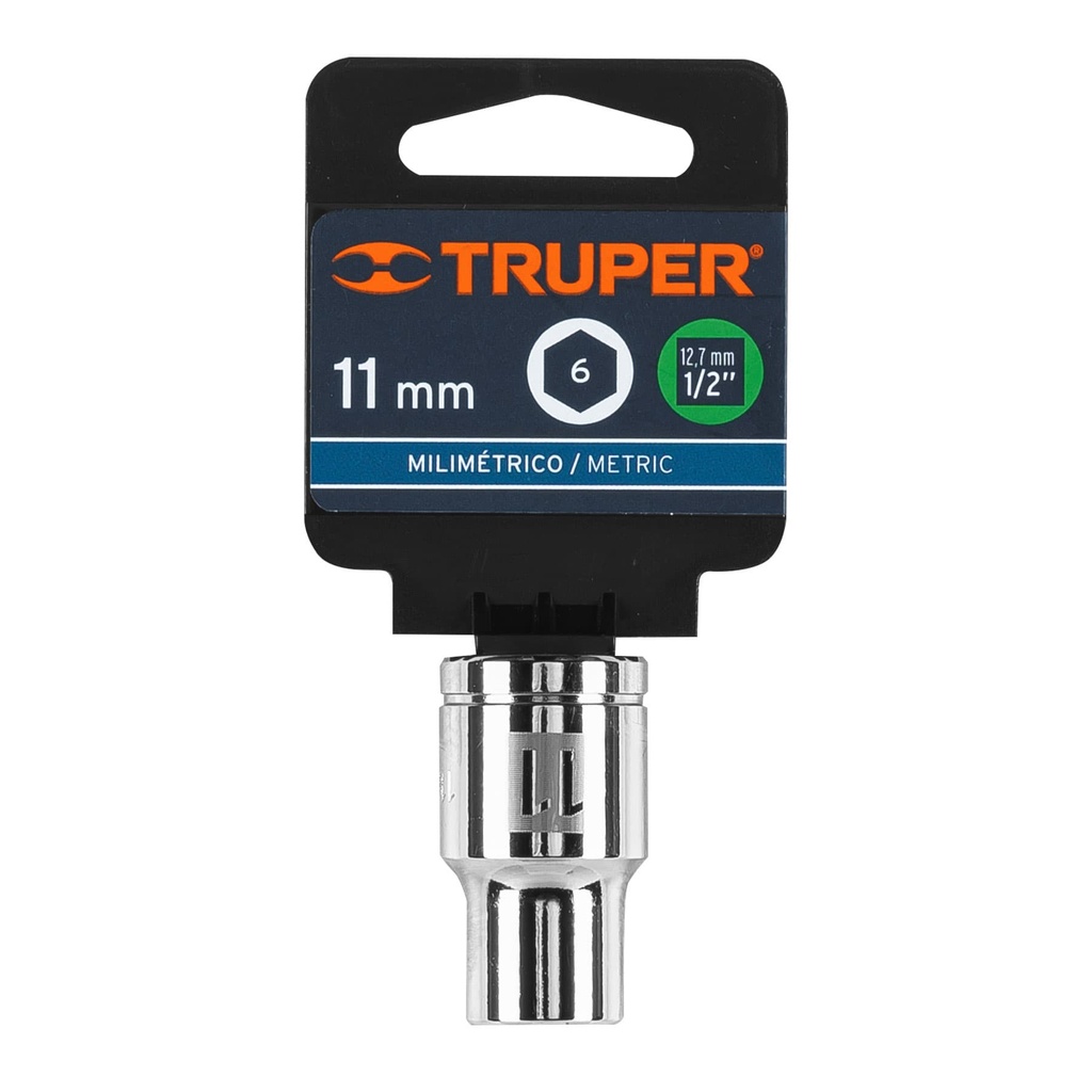 DADO CUADRADO 1/2 HEXAGONAL 11 MM 13261 TRUPER