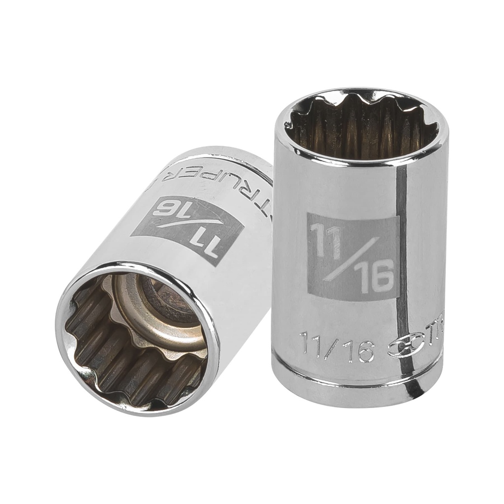 DADO CUADRO 1/2 ESTRIADO 11/16 13305 TRUPER