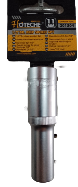 DADO LARGO DE 6 PUNTAS DE 11MM H201504 HOTECHE