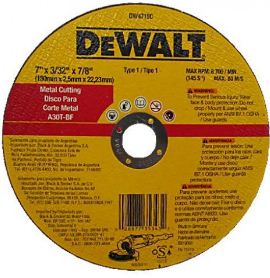 DISCO CORTE METAL 7"X3/32"X7/8 DW4719C DEWALT