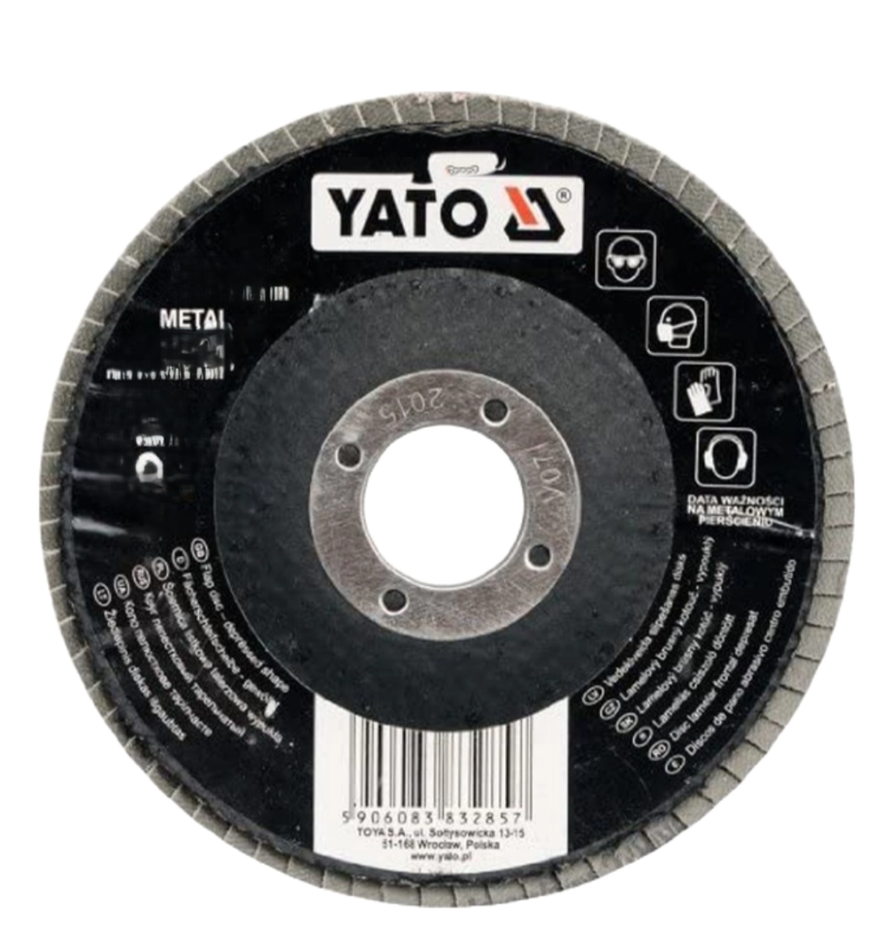 DISCO LAMINADO 115 X 22.4MM GRANO 60 YT-83283 YATO