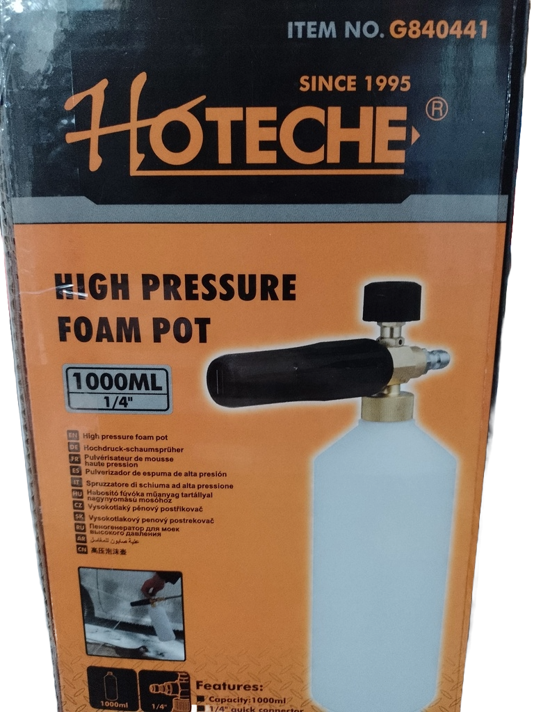 DISPENSADOR DE ESPUMA PARA HIDROLAVADORA H840441 HOTECHE