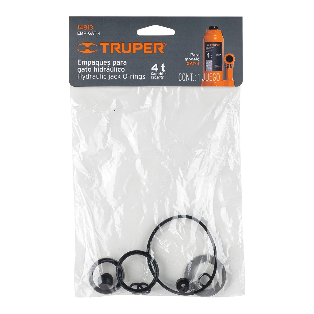 EMPAQUE PARA GATO HIDRAULICO 4 TONS 14813 TRUPER