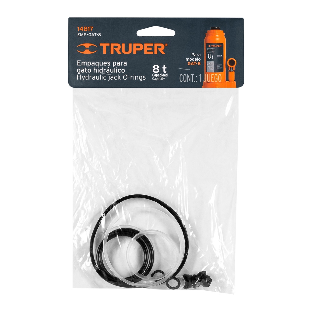 EMPAQUE PARA GATO HIDRAULICO 8 TONELADAS 14817 TRUPER