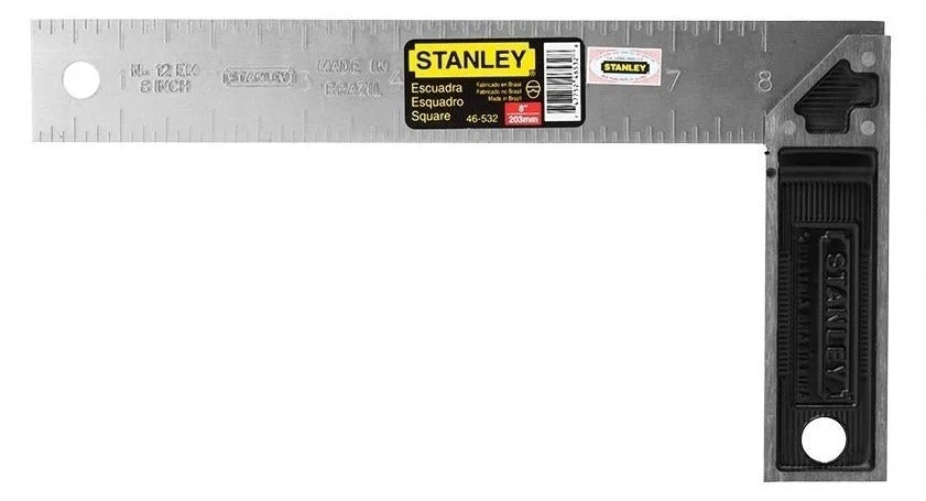 ESCUADRA METALICA 8" 46-532 STANLEY