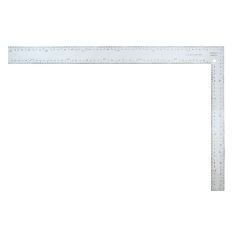 ESCUADRA CARPINTERO 12" METALICO 45-600 STANLEY 