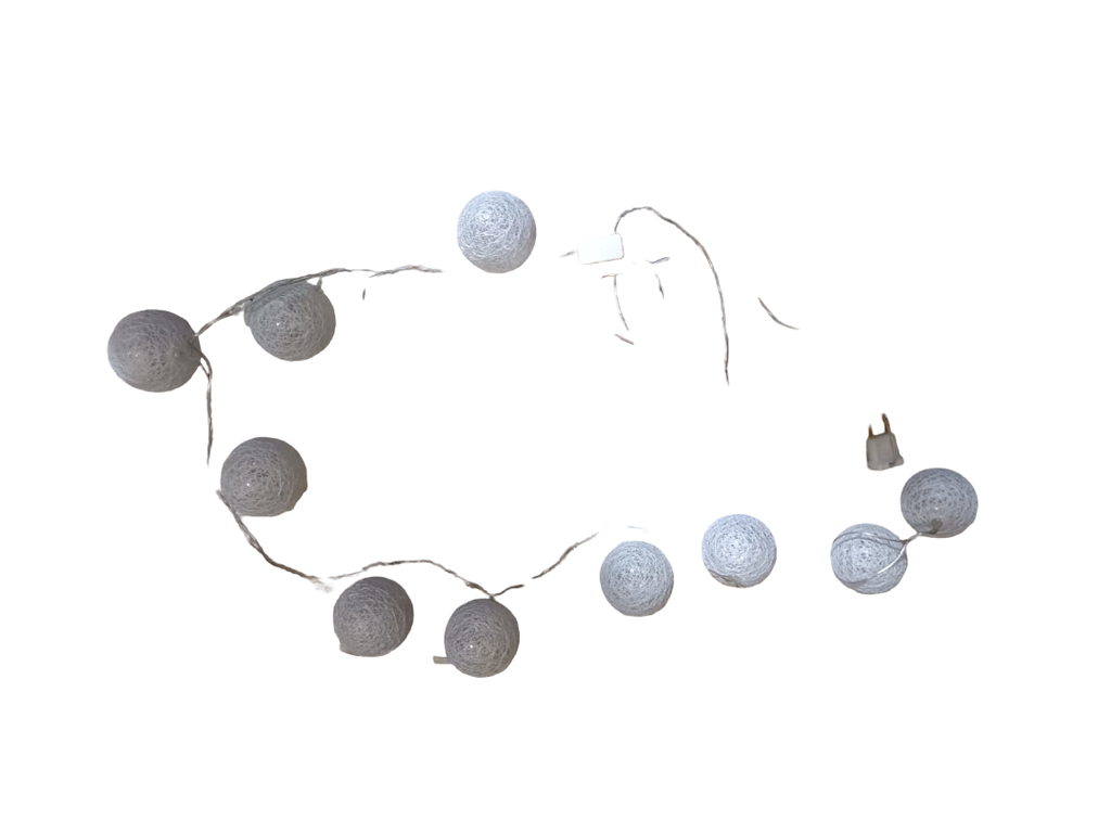 ESFERAS DE NAVIDAD BLANCO PT1834