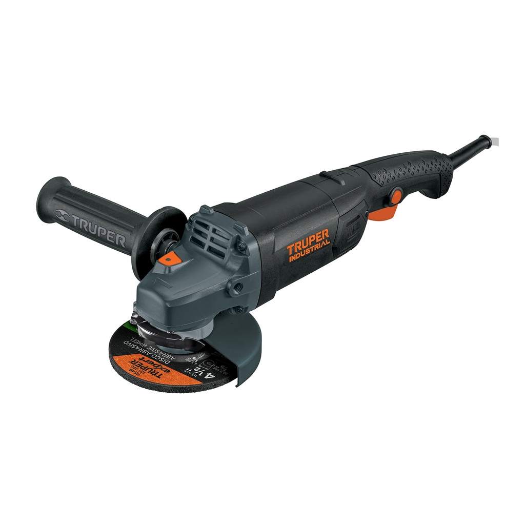 ESMERILADORA ANGULAR INDUSTRIAL 4-1/2" 1250W 12873 TRUPER