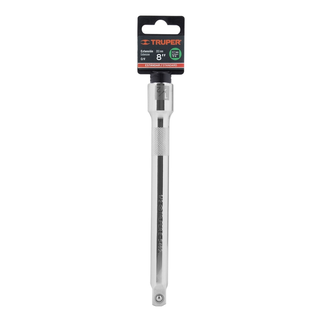 EXTENSION CUADRO 1/2" P/MATRACA LARGO 8" 13917 TRUPER