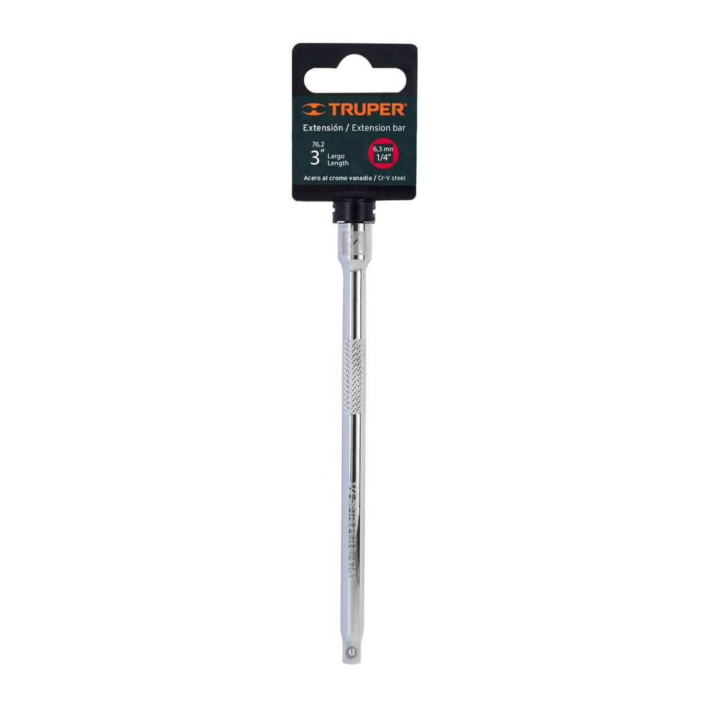 EXTENSION DE 6" PARA MATRACA CUADRO 1/4" 13915 TRUPER