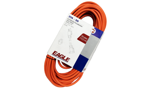 EXTENSION POLARIZADA TSJ 50' 5A 127V 2404 EAGLE