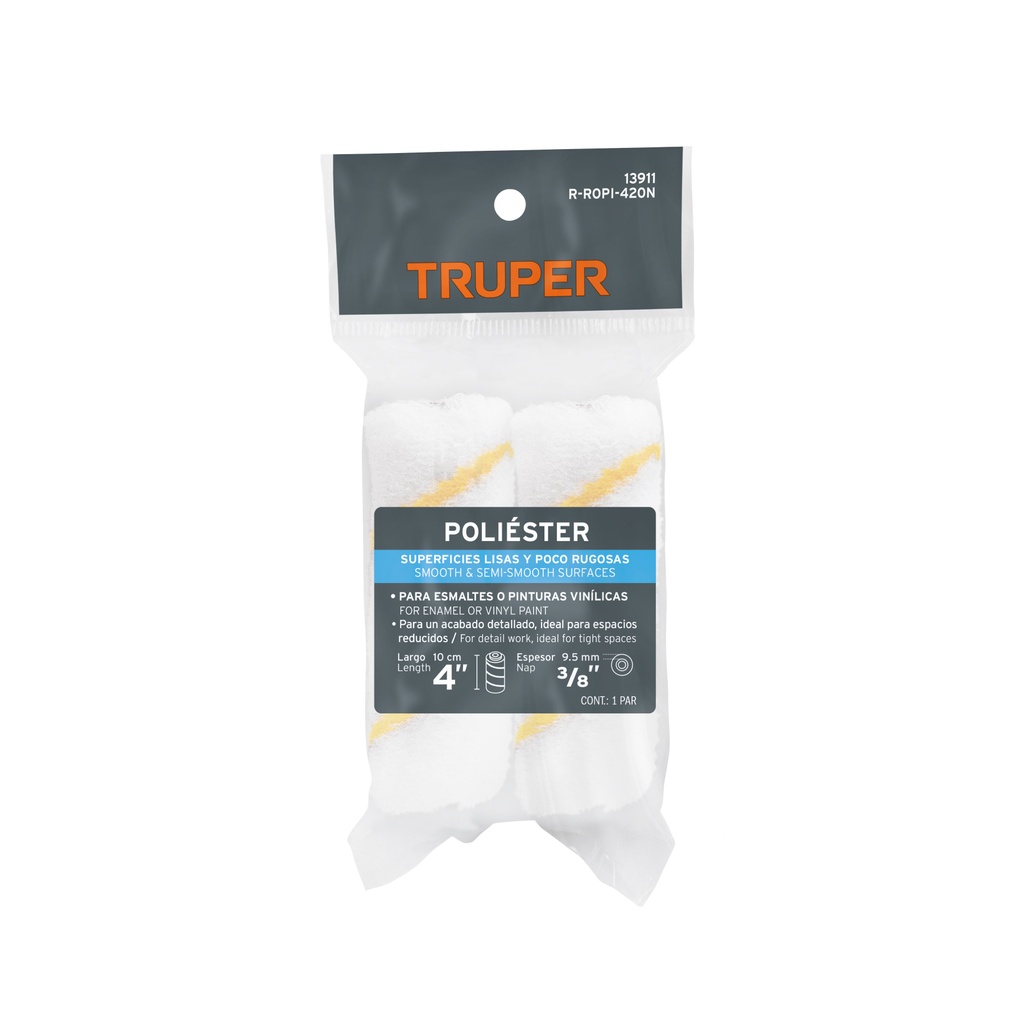 FELPA MINI 4"X3/8 13911 TRUPER