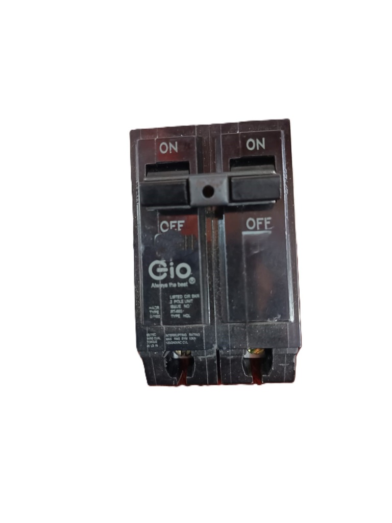 FLIPON DE 2 POLOS, 70AMP. GIO