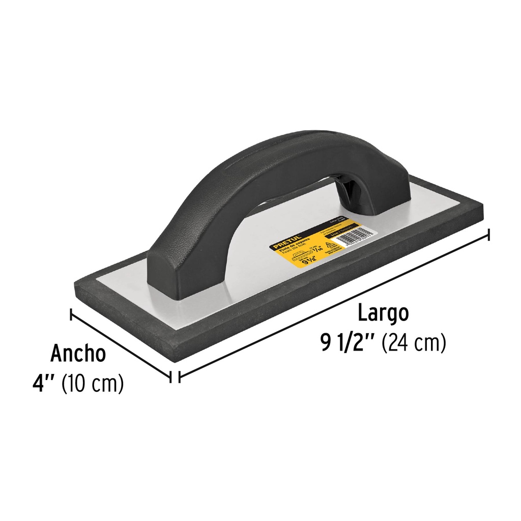 FLOTA 9-1/2" ESPESOR 7/16" 25074 PRETUL