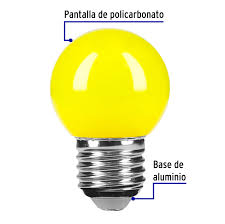 FOCO LED DE 1W COLOR AMARILLO 46028 VOLTECK