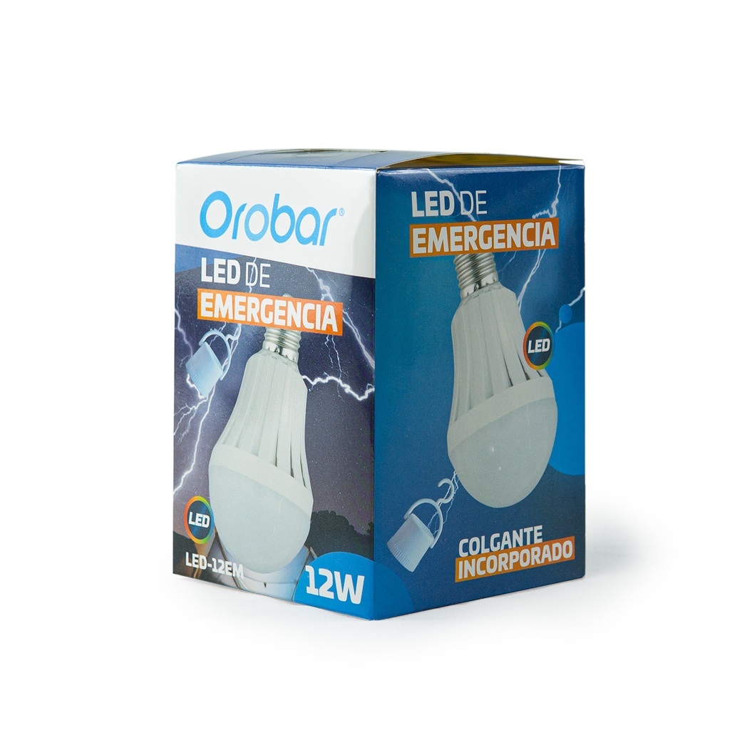FOCO LED EMERGENCIA 12W OROBAR
