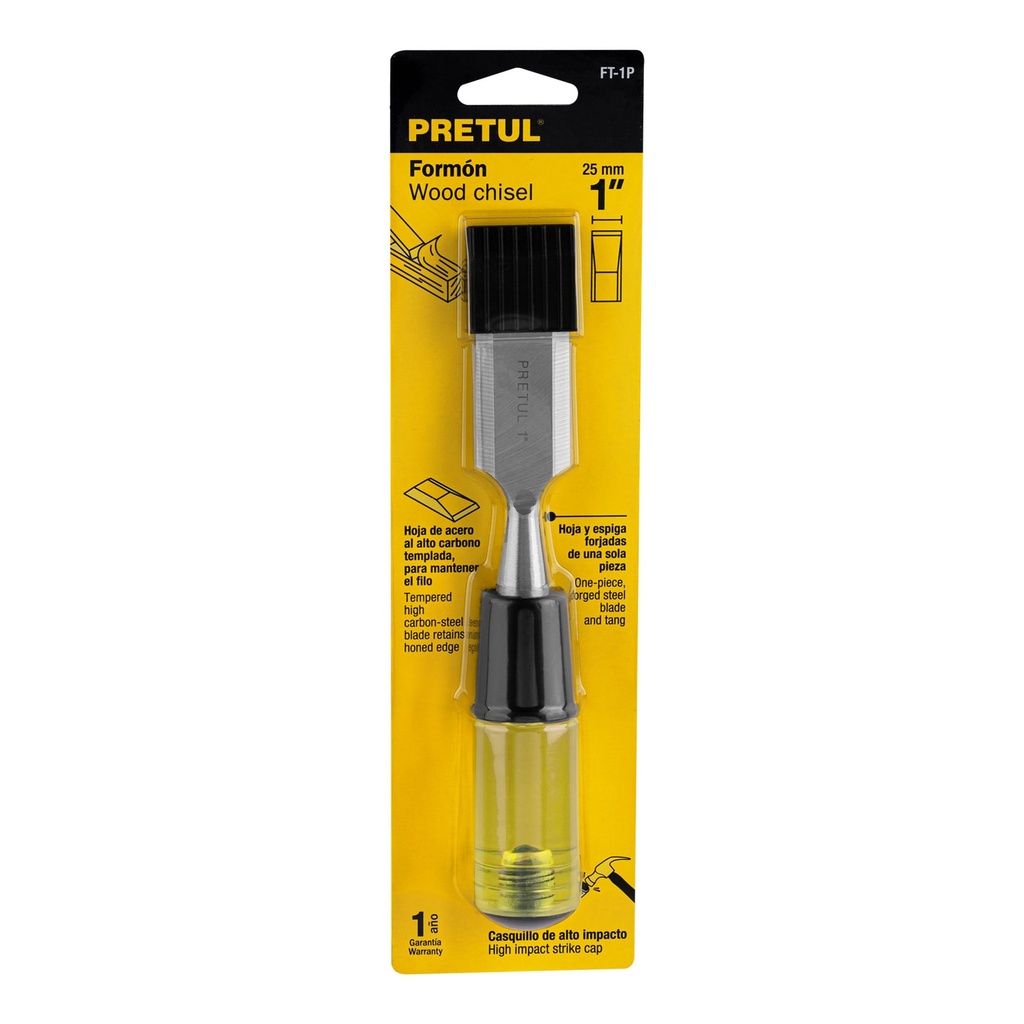 FORMON HOJA CORTA 1" MANGO PLASTICO 21668 TRUPER