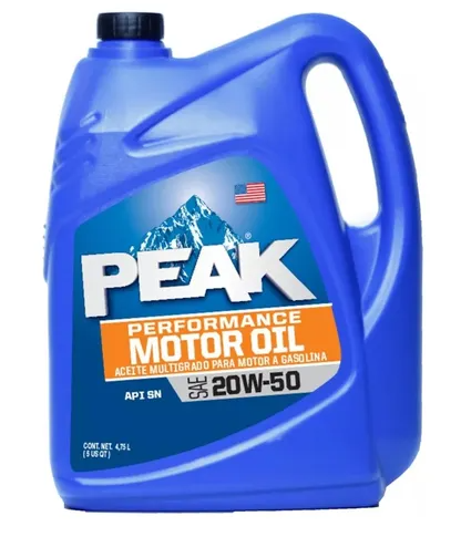 GALON ACEITE PEAK SAE 20W-50 MOTOR A GASOLINA
