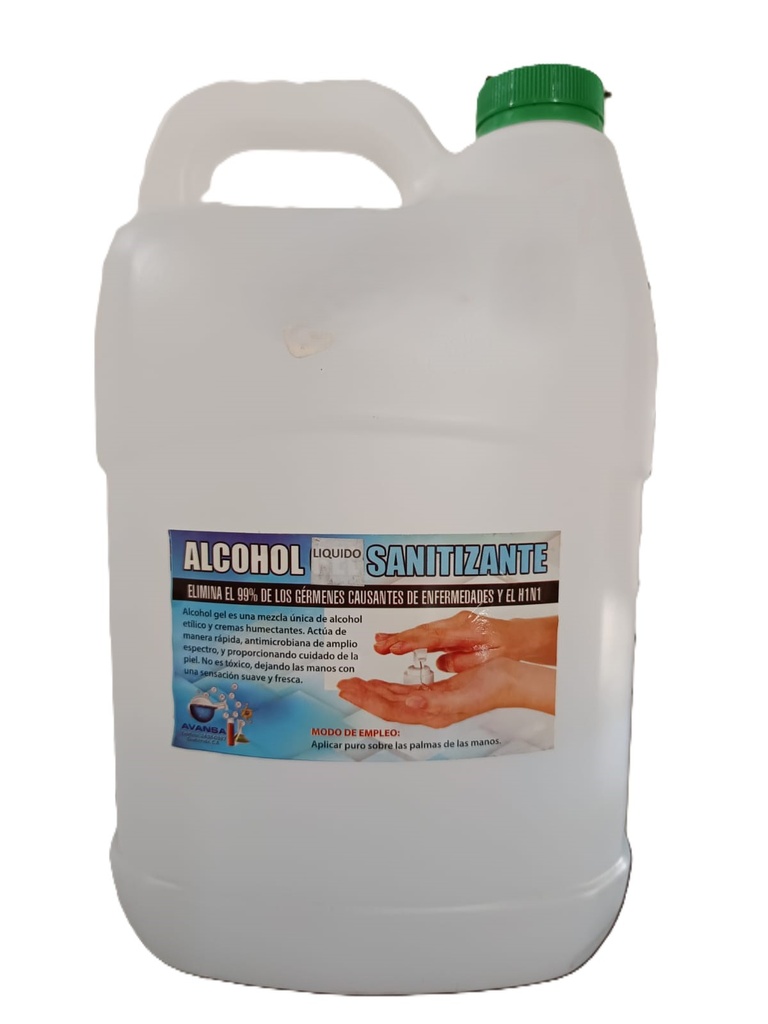 GALON ALCOHOL SANITIZANTE LIQUIDO