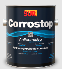 GALON CORROSTOP FONDO NEGRO