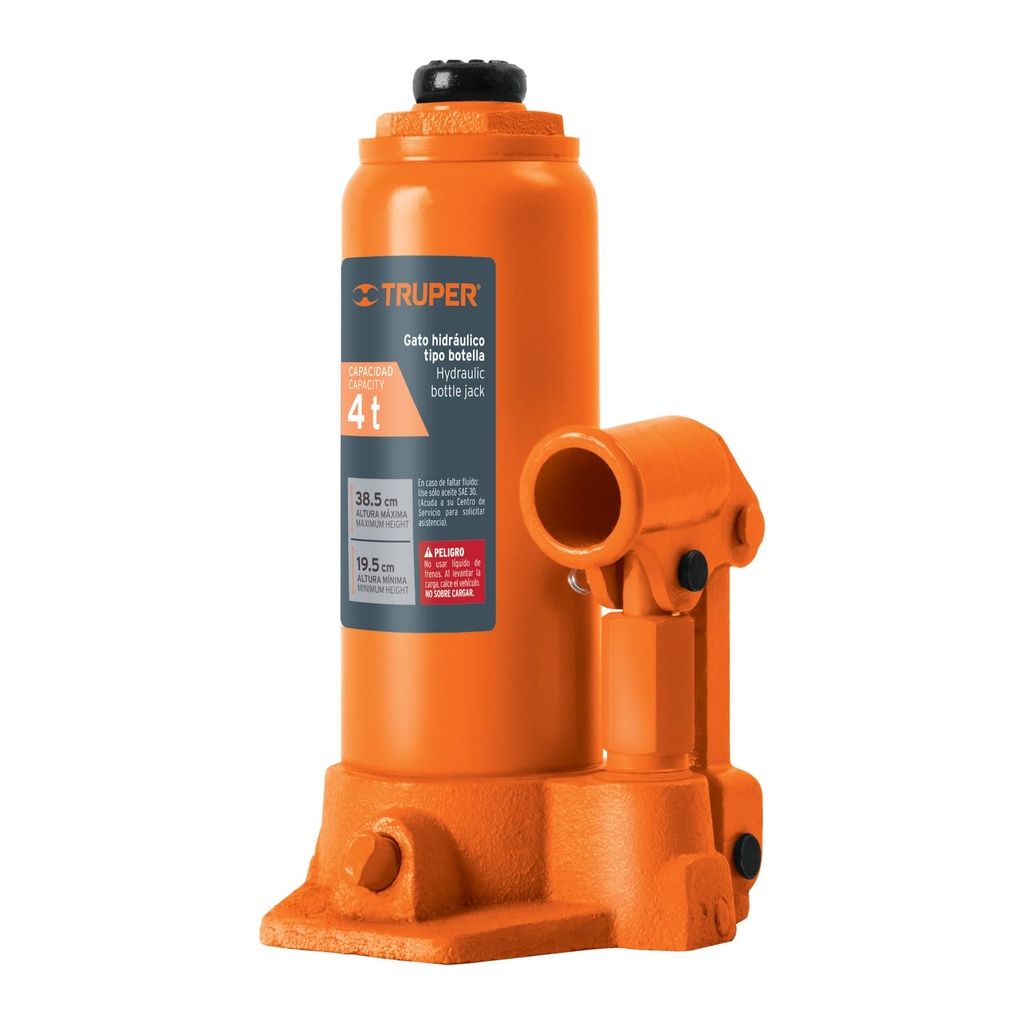 GATO HIDRAULICO DE 4 TONELADAS TIPO BOTELLA 14812