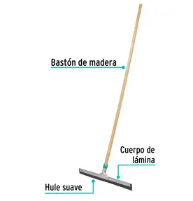 HALADOR DE HULE CON BASE DE ACERO, 57018 KLINTEK