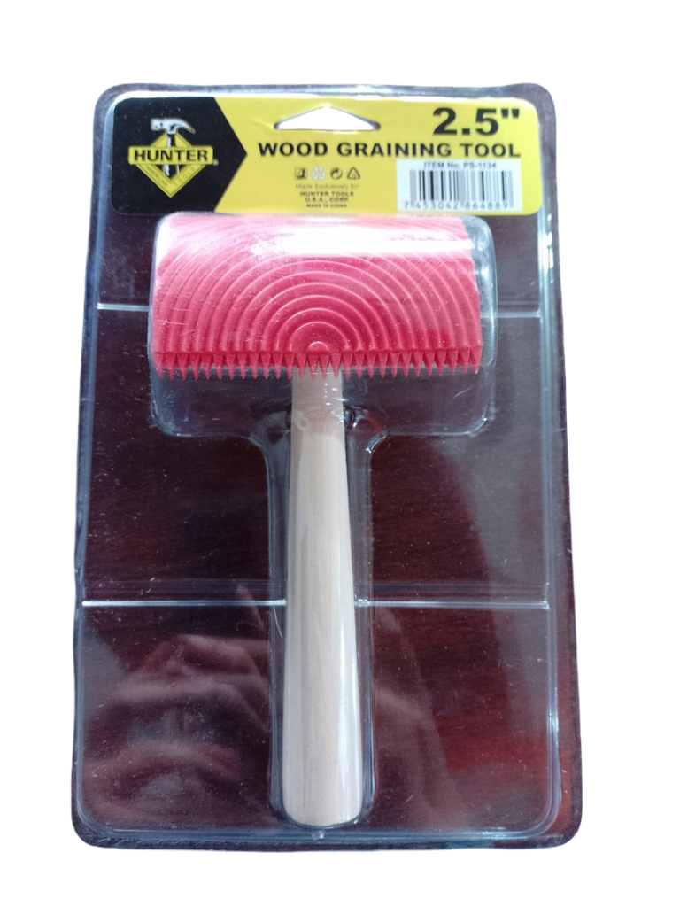 HERRAMIENTA HUNTER P/PINTAR EFECTO MADERA DE 2.5" PS-1134