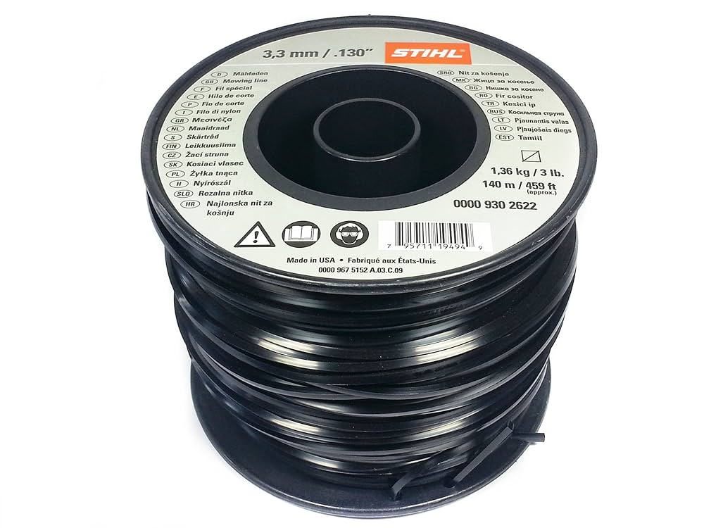 HILO CUADRADO 3.3MM X 137M CARRETE X METRO 9302622