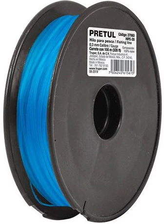 HILO PARA PESCA, 100 M, CALIBRE 0.60 MM