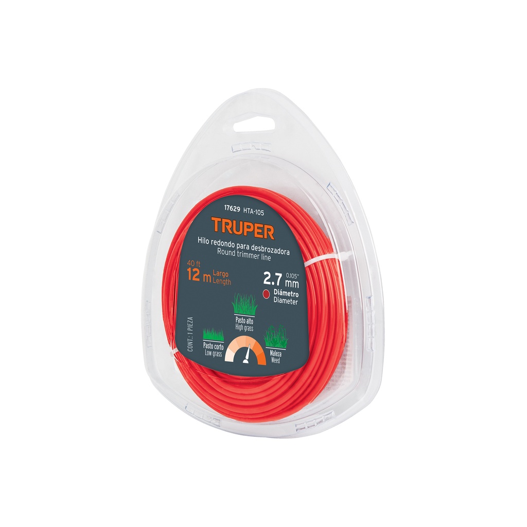 HILO REDONDO 105-2.7MM X12M 17629 TRUPER