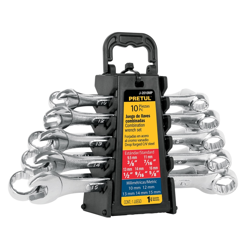 JGO DE ILLAVES COMBINADAS STD/MM 10 PZS SA