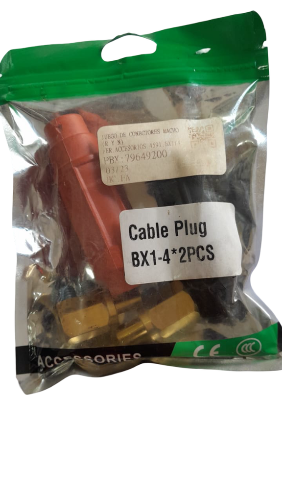 JUEGO DE CONECTORES MACHO (R Y N)