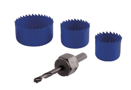 JUEGO DE SIERRA CORTA CIRCULOS 4 PIEZAS TC2362 TOOLCRAFT