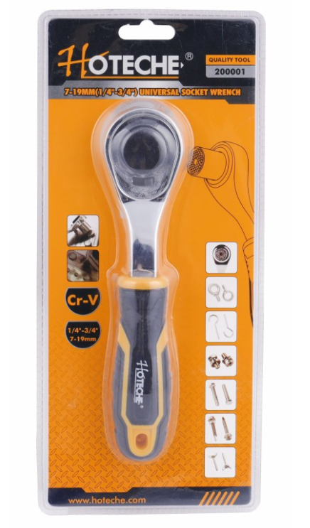 JUEGO RATCH UNIVERSAL 1/4"-3/4" H200001 HOTECHE
