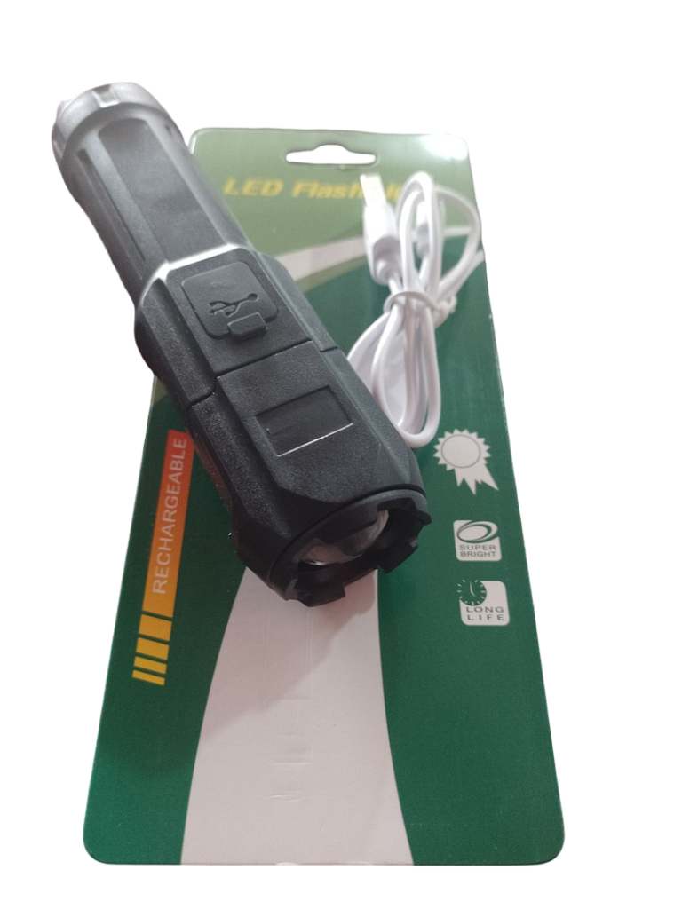 LINTERNA Y BATERIA RECARGABLE SOLAR LINBATSOL01 FLASHLIGHT