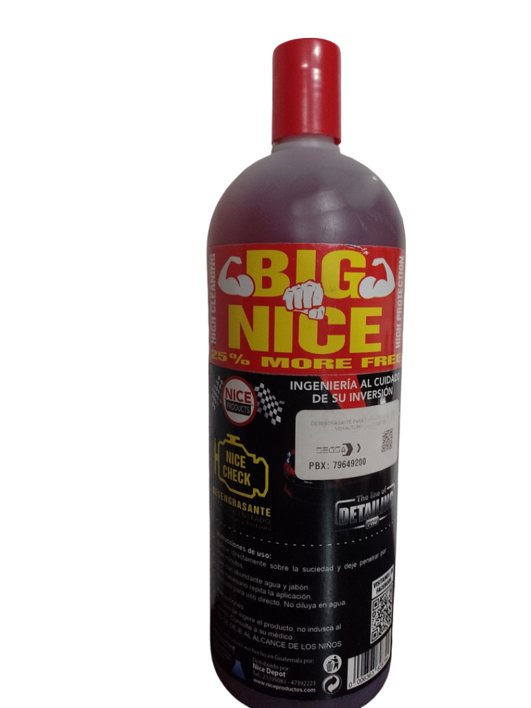 LITRO DESENGRASANTE PARA CARRO 828794 BIG NICE