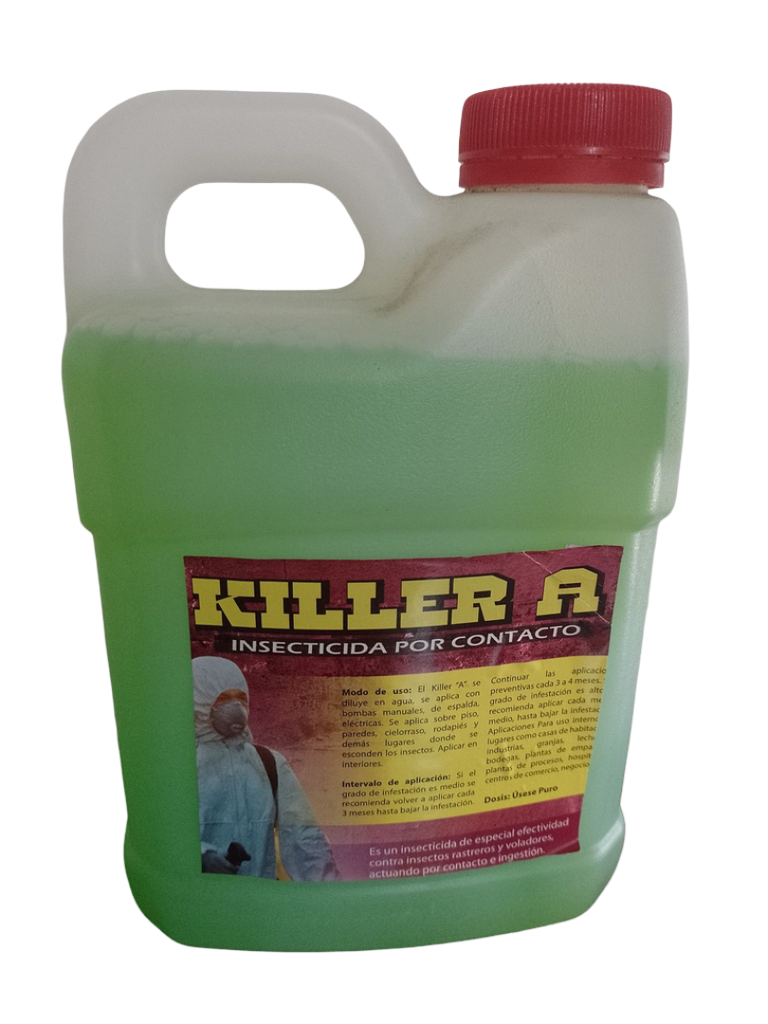 LITRO INSECTICIDA POR CONTACTO KILLER "A"