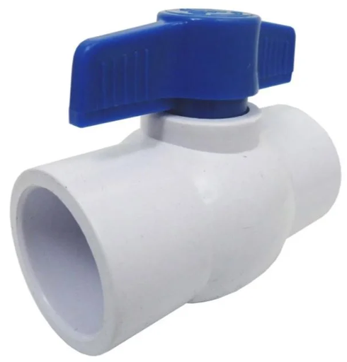[50587] LLAVE DE BOLA PVC 1/2 LISA