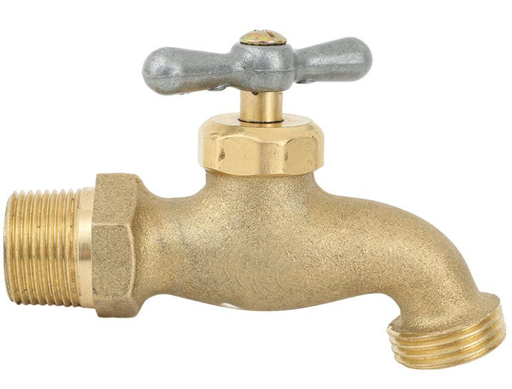 [14675.] LLAVE DE CHORRO #18 LATON 3/4" SUVAL