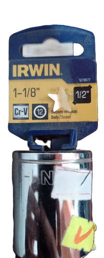 [1879677] LLAVE HEXAGONAL COPA R1/2 X 1 1/8 1879677 IRWIN