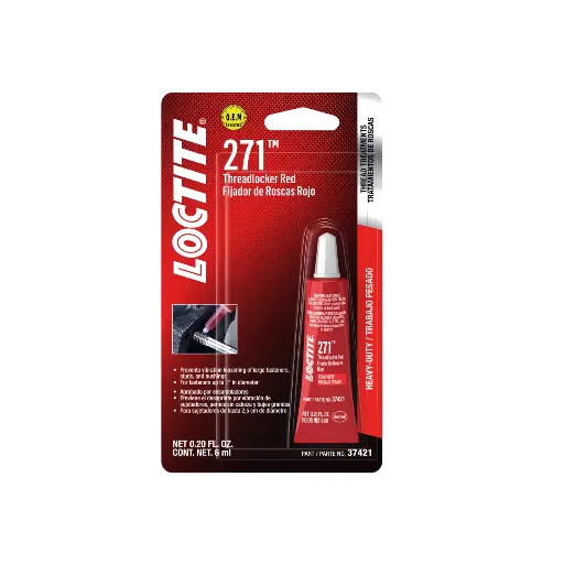 [37421] LOCTITE 271 X 6 ML ROJO, FIJADOR DE TORNILLOS 37421