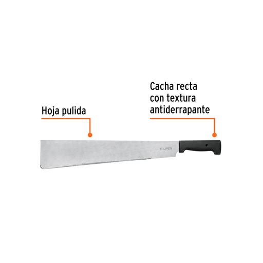 [15891] MACHETE PUNTA RECTA 18 15891 TRUPER