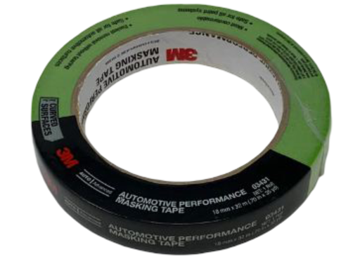 [051131034310] MASKING TAPE AUTOMOTRIZ 70 X 35YD 3M VERDE 3431