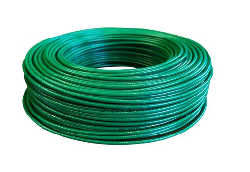 [3210.] METRO CABLE ELECTRICO THHN #4 VERDE