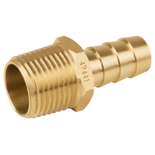 [47441] NIPLE TERMINAL CON ESPIGA 3/8" X 3/8" 47441 TRUPER